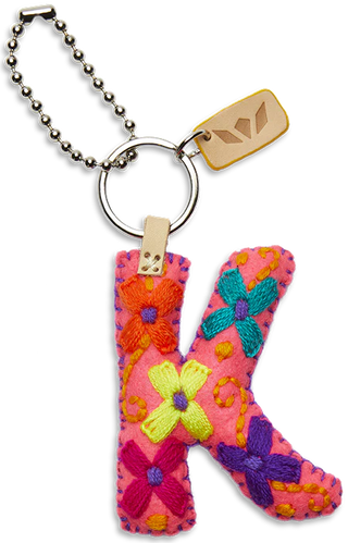 Pink Felt Alphabet Charms - Consuela