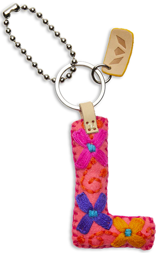 Pink Felt Alphabet Charms - Consuela