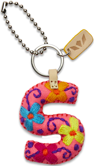 Pink Felt Alphabet Charms - Consuela
