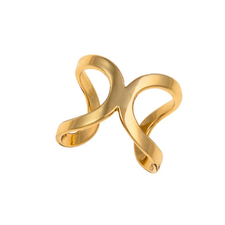 Alchemia Infinity Mid-Finger Adjustable Cuff Ring