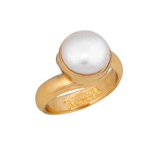 Alchemia Single Pearl Adjustable Ring