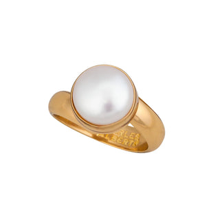 Alchemia Single Pearl Adjustable Ring