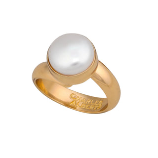 Alchemia Single Pearl Adjustable Ring
