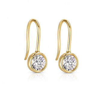 Sahira Lyla Bezel Earring - Tarnish Resistant