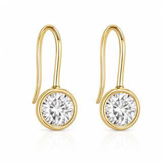 Sahira Lyla Bezel Earring - Tarnish Resistant