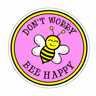 Don't worry Bee Happy Magnet