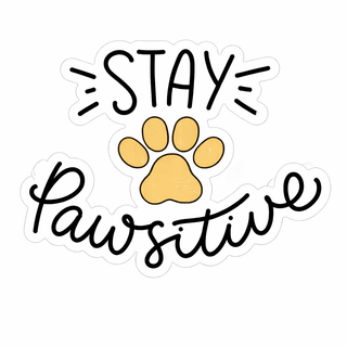 Stay Pawsitive Magnet