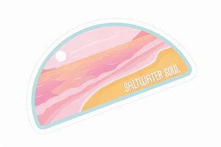 Saltwater Soul Pink Waves Magnet
