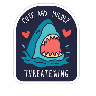 Cute and Mildly Threatening Magnet