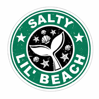 Salty Lil' Beach Magnet