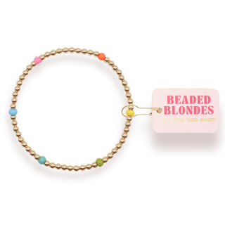 Beaded Blondes Confetti Poppi Bracelet
