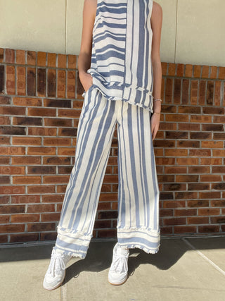 Umgee Beach Happy Linen Blend Pant