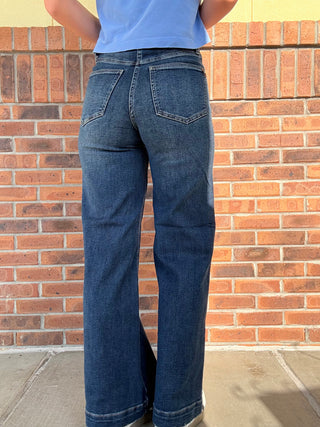 Judy Blue High Waist Lux Retro Wide Leg Jean