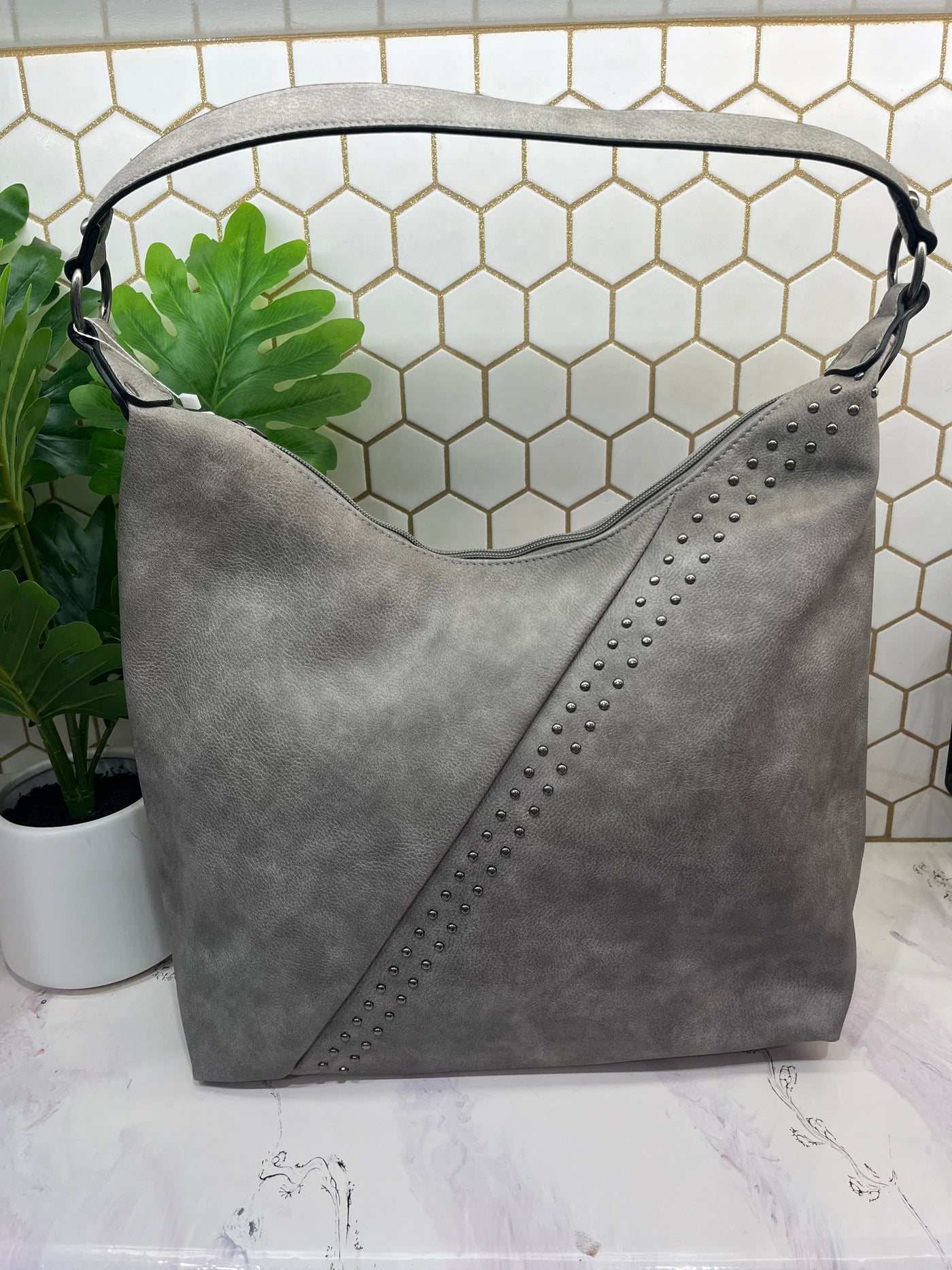 Simply Noelle Stud Hobo Bag