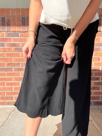 Umgee Scallop Hem Pant