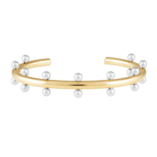 Sahira Cindy Studded Cuff - Two Tone