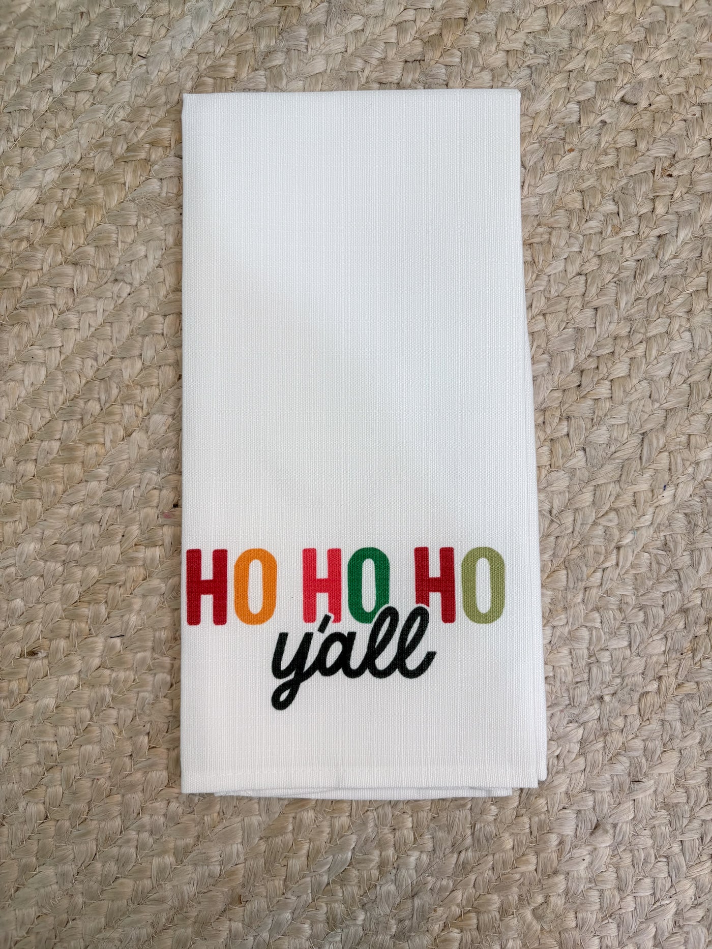 Ho Ho Ho Y'all Multi Tea Towel