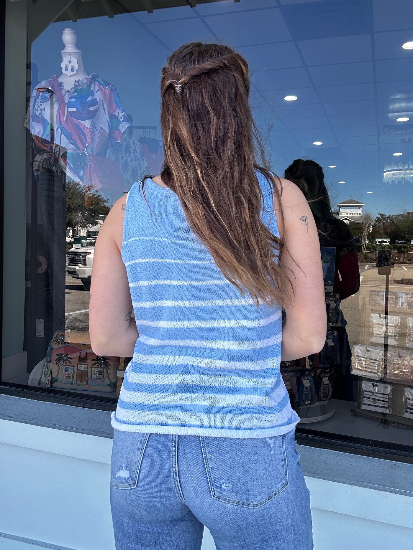 Striped Sweater Tank