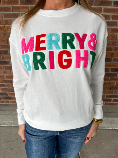 Shiraleah "Merry & Bright" Sweatshirt