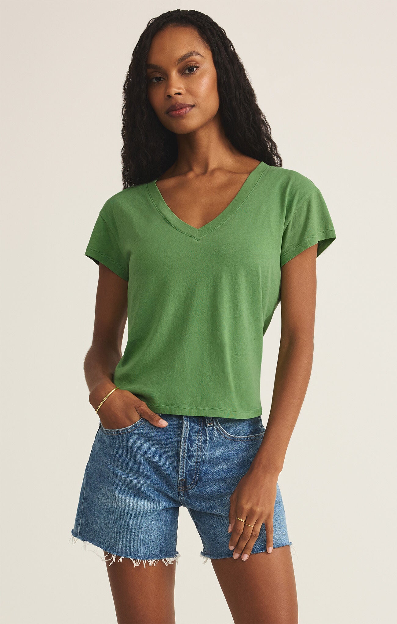 Z Supply Modern V Neck Tee