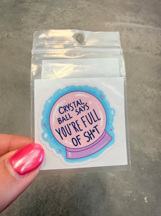 Crystal Ball Cell Phone Sticker