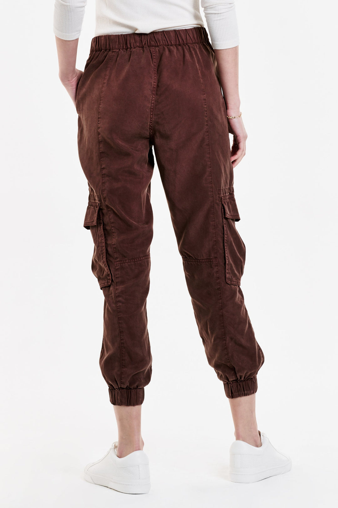 Dear John Sandy Super High Ankle Trouser Pants Chestnut