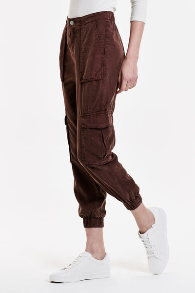 Dear John Sandy Super High Ankle Trouser Pants Chestnut