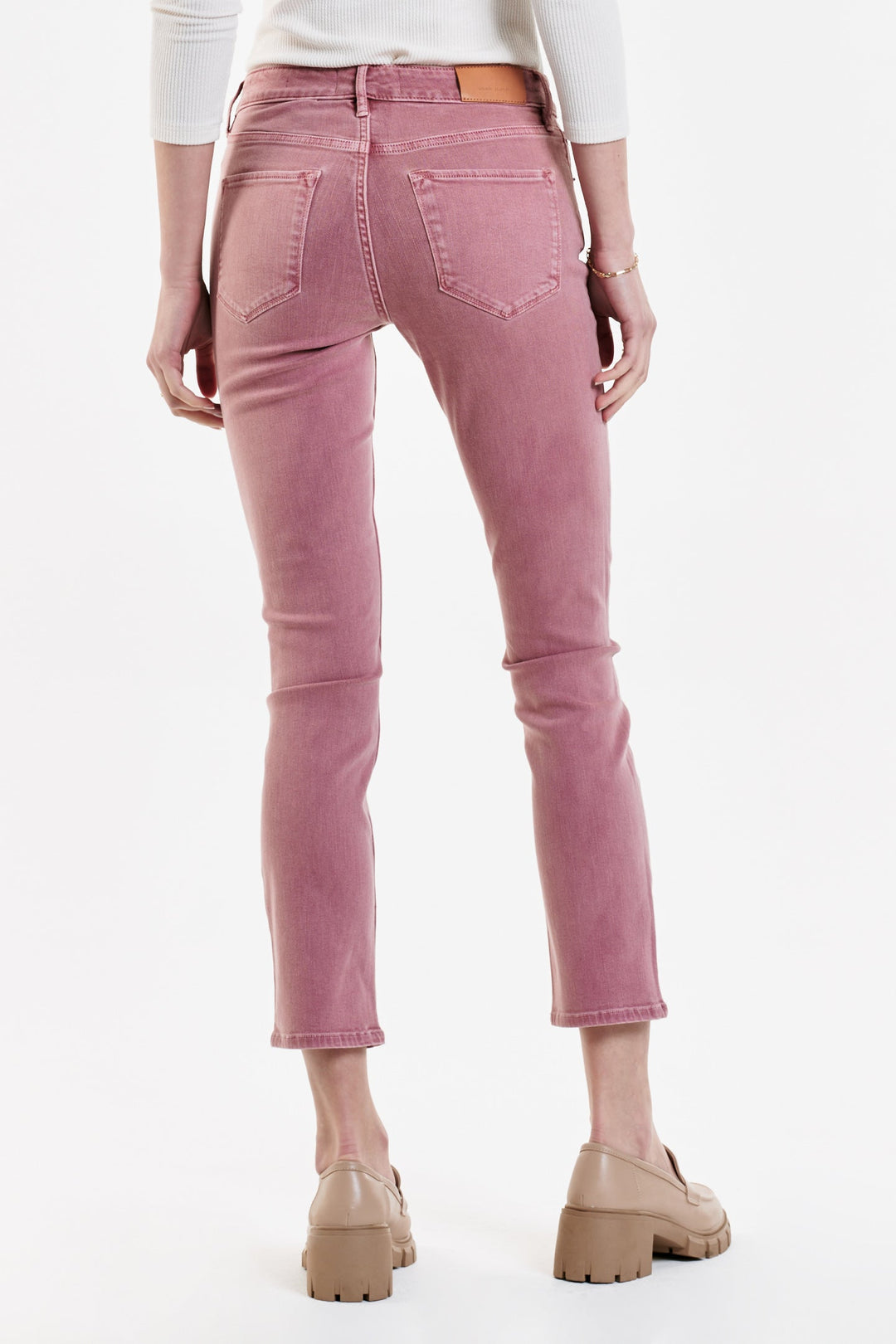 Dear John Blaire High Rise Ankle Slim Straight Jeans