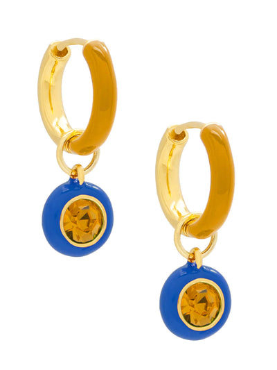 Zenzii Enamel and Crystal Drop Earring Jewelry