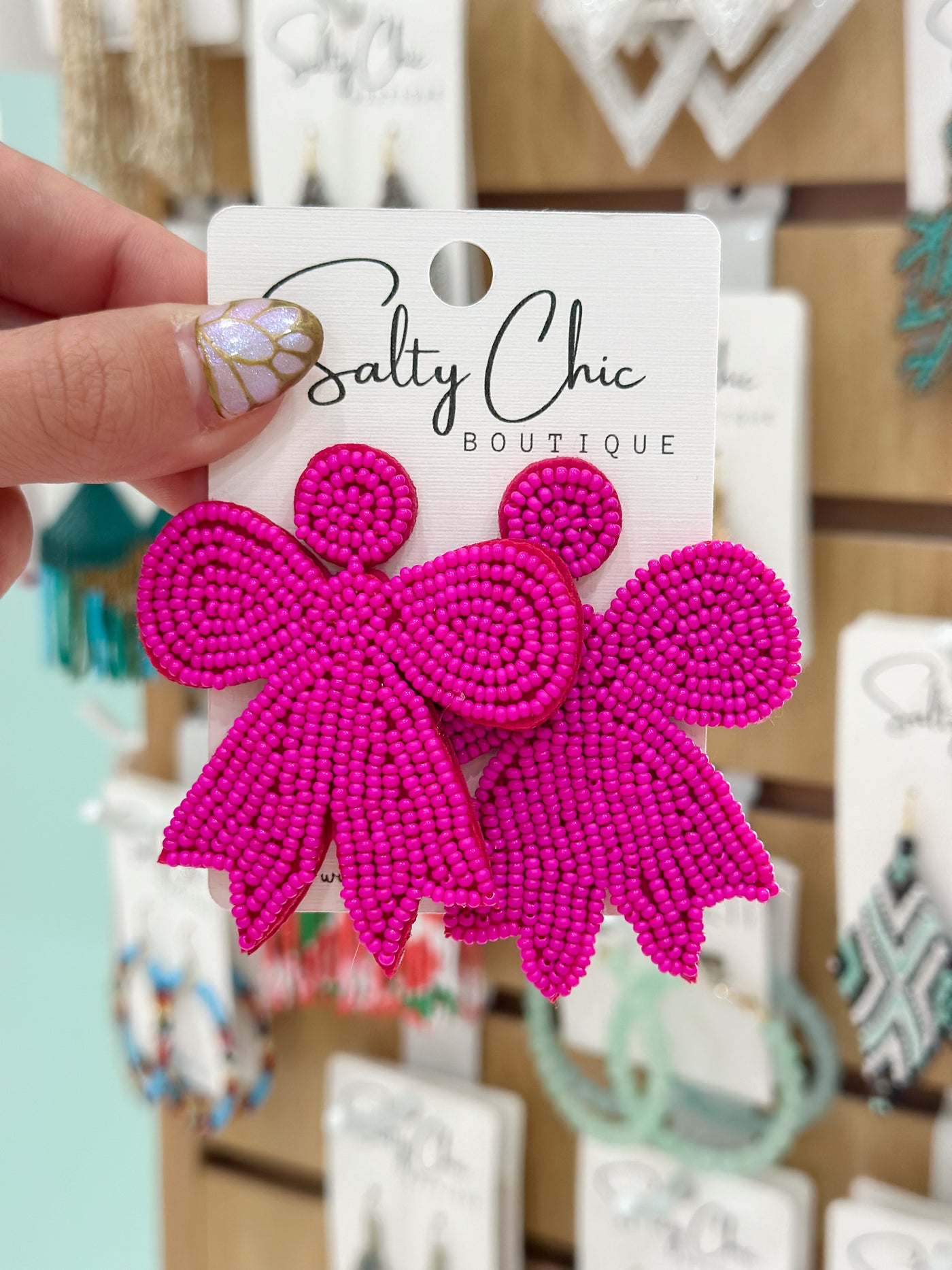 Bold Bow Earrings