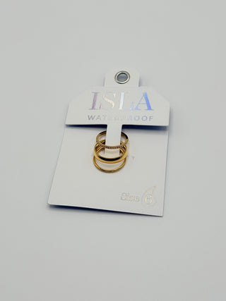 Isla Simple Shine Stack Rings