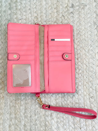 Simply Noelle Foldover Crossbody Wristlet Wallet