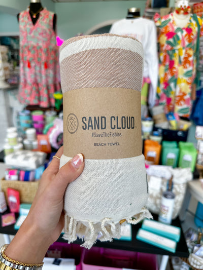 Sand Cloud Earth Beach Towel