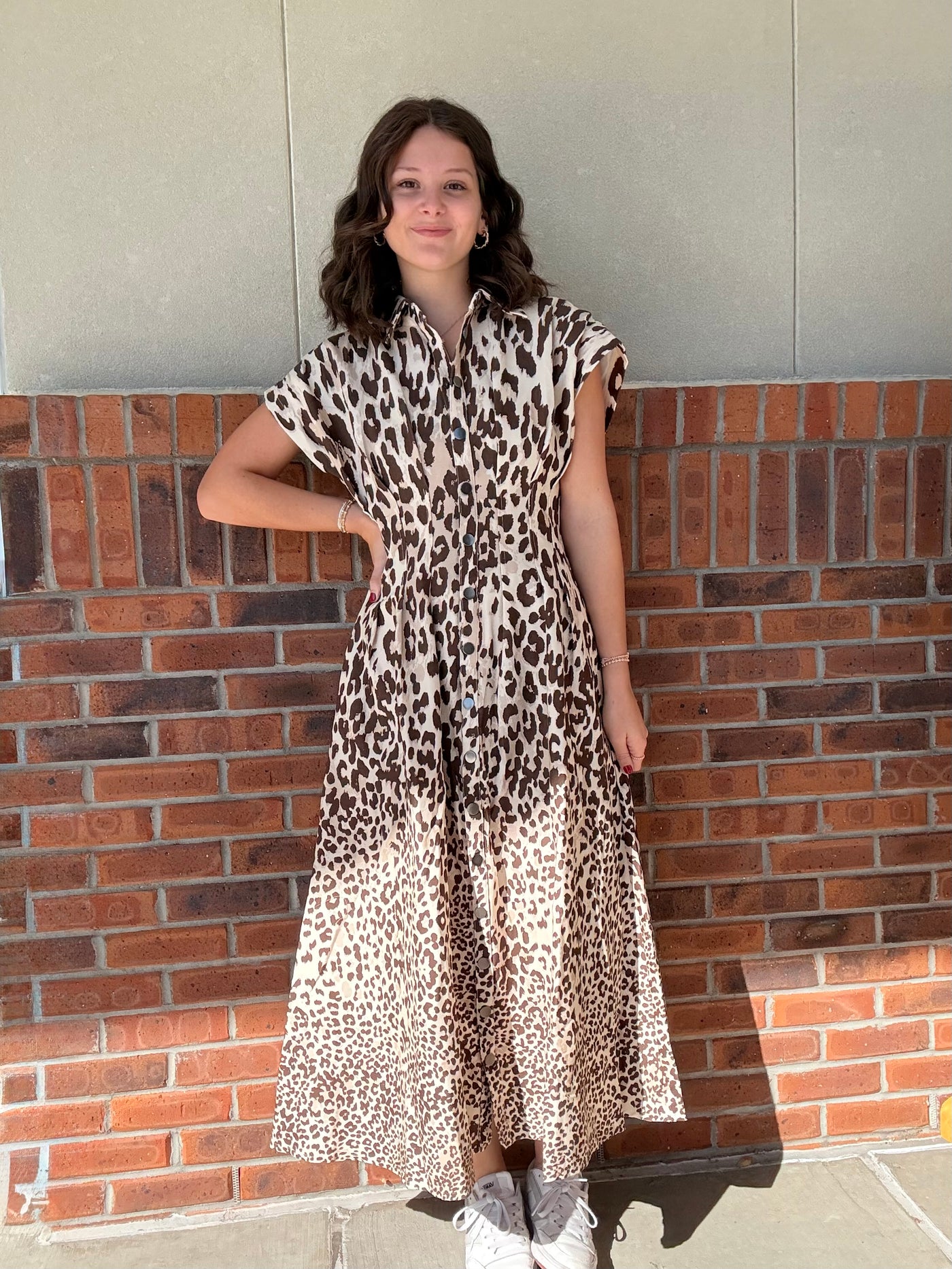 Into the Jungle Midi Dress