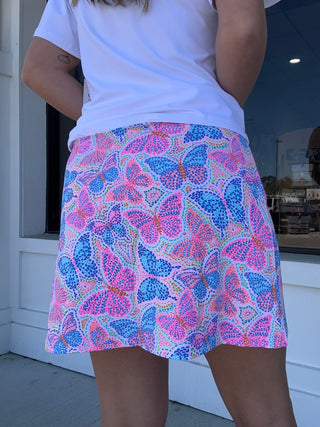 Beachtime Bright Butterfly 2-Pocket Skort