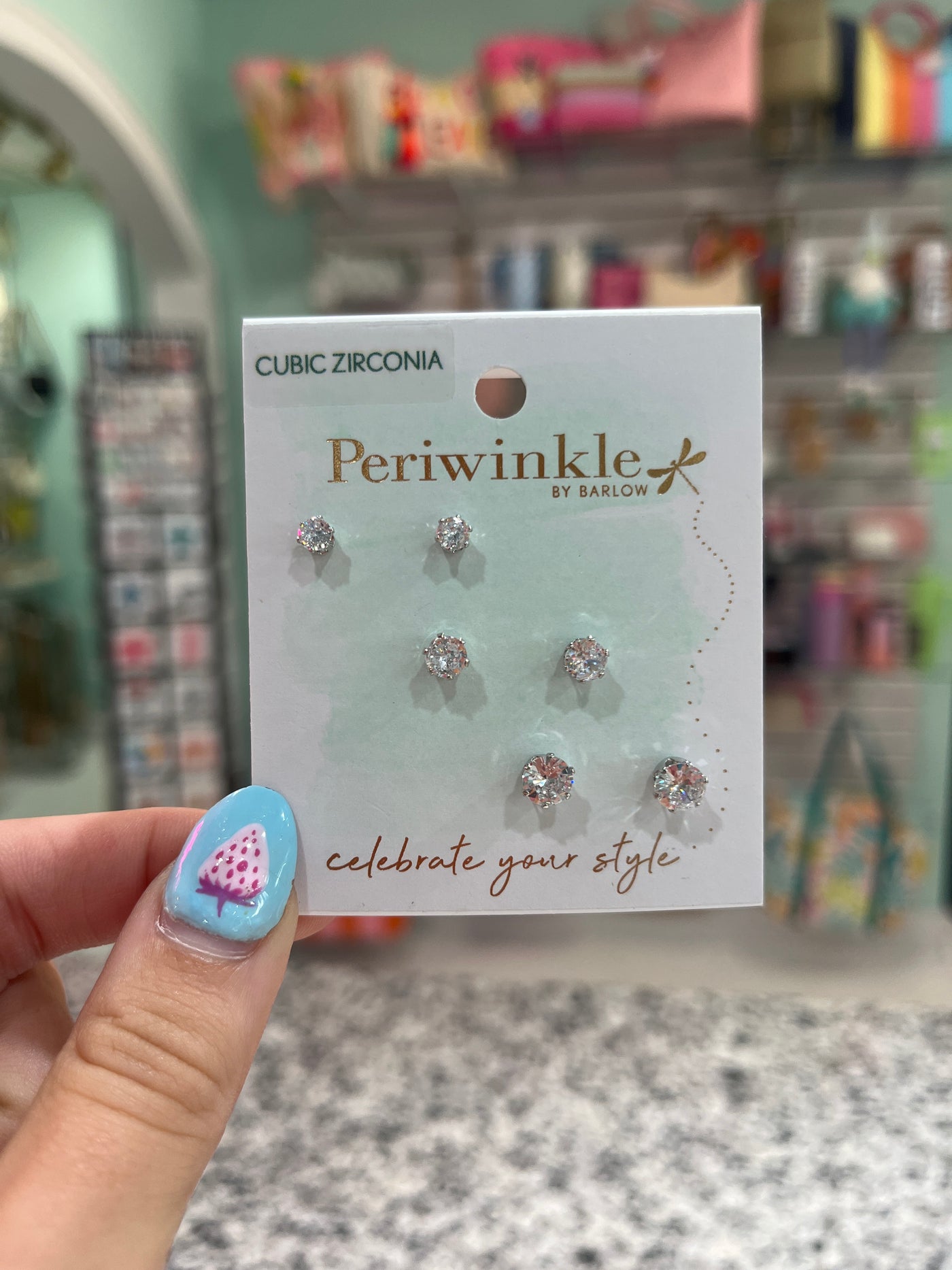 Periwinkle 3 Set Diamonds