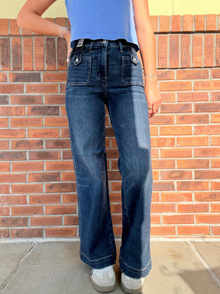 Judy Blue High Waist Lux Retro Wide Leg Jean