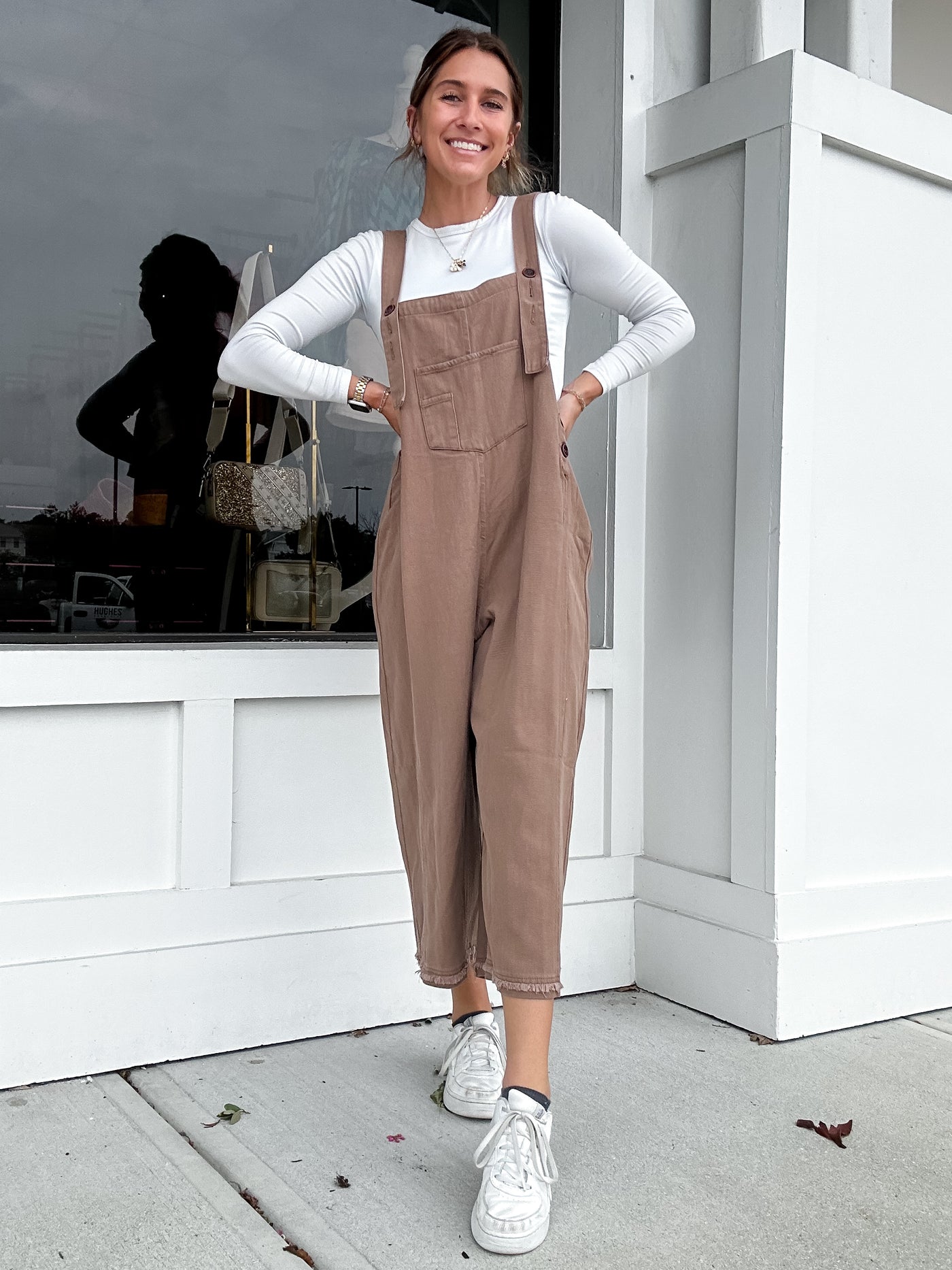 Ella Twill Jumper Pants