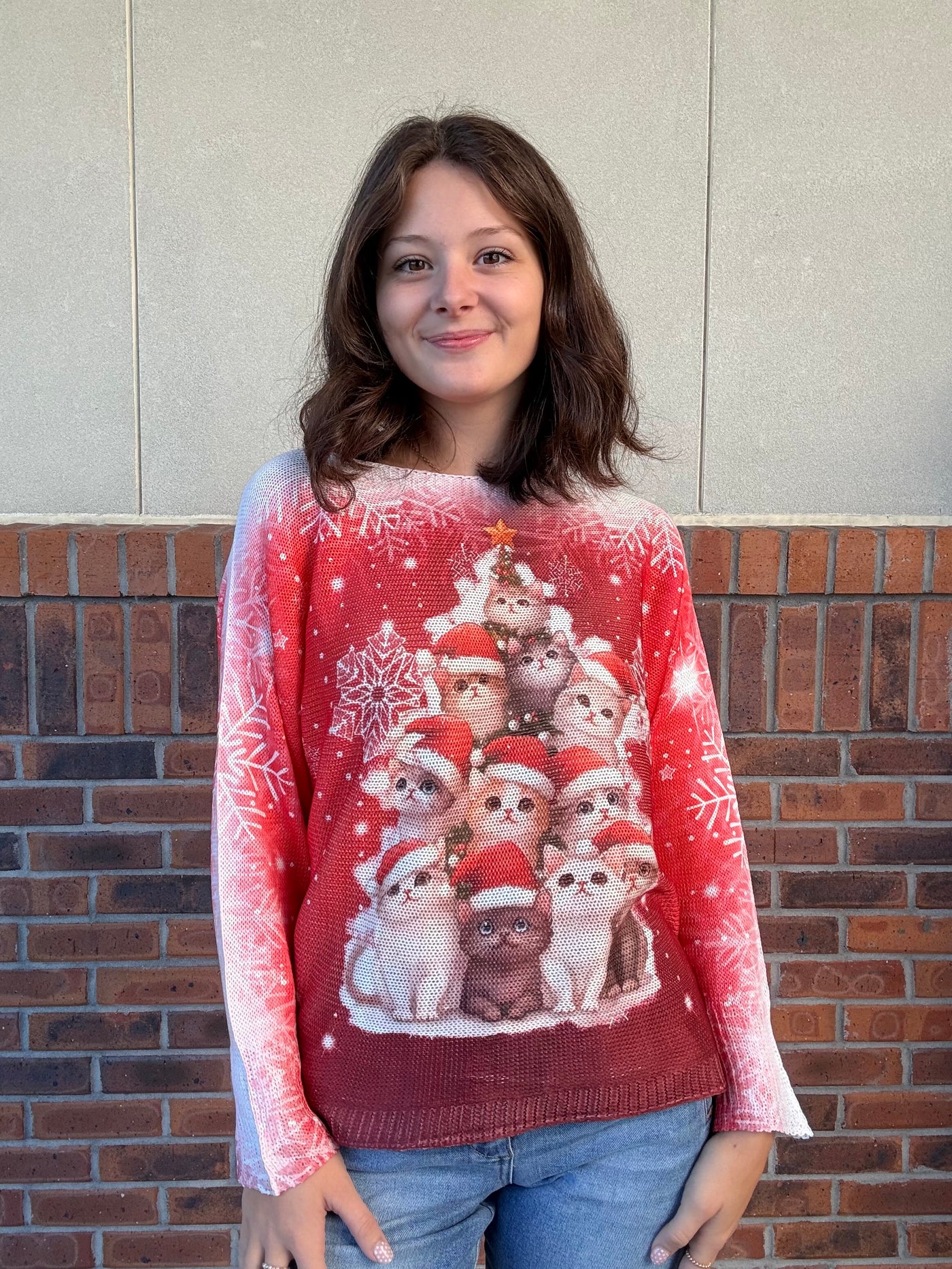 Meowy Christmas One-Size Sweater