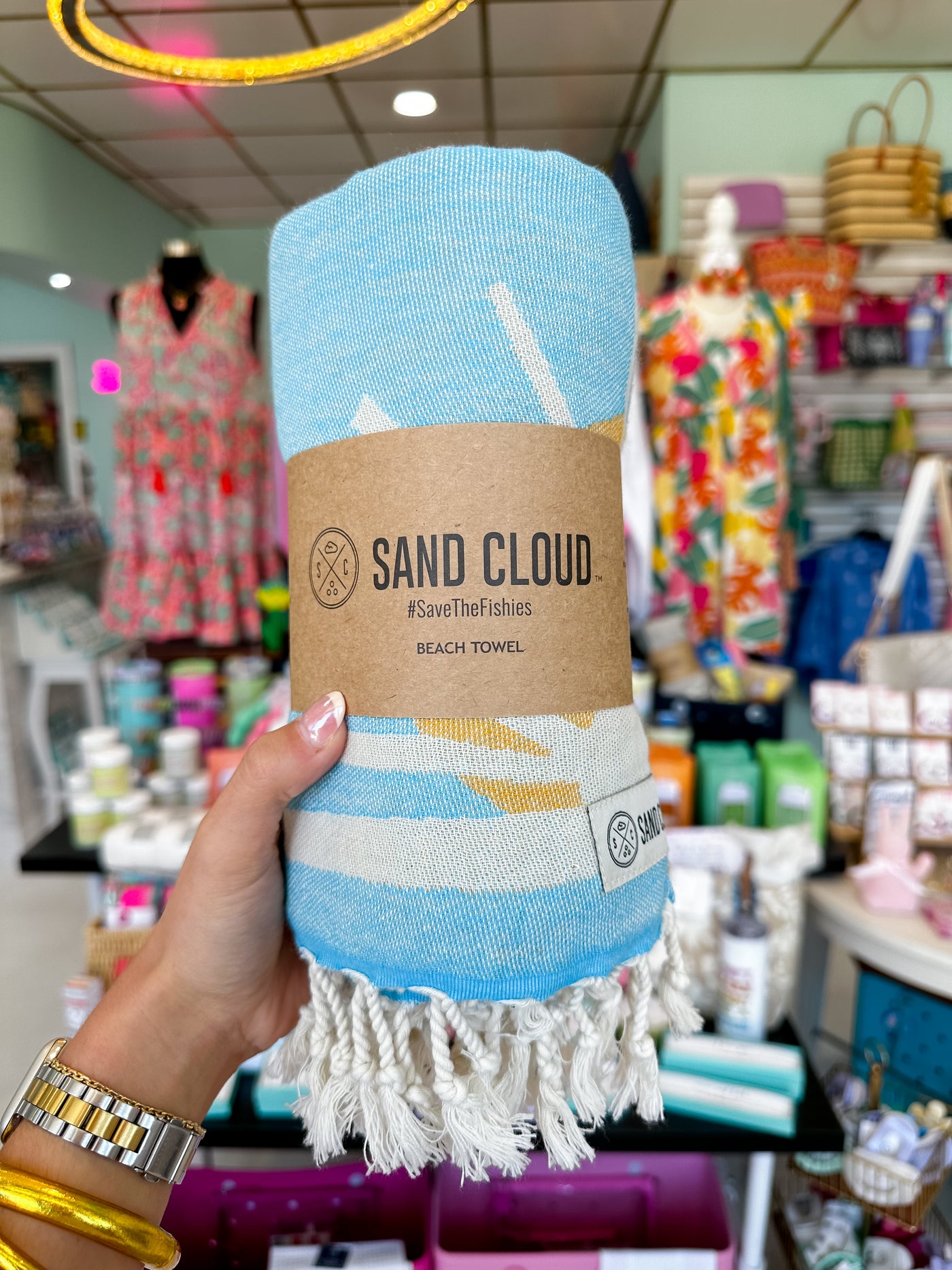 Sand Cloud Trestles Beach Towel - Zipper Pocket