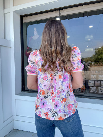 Umgee Poppy Fields Top