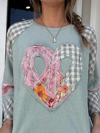 Patch My Heart Crewneck