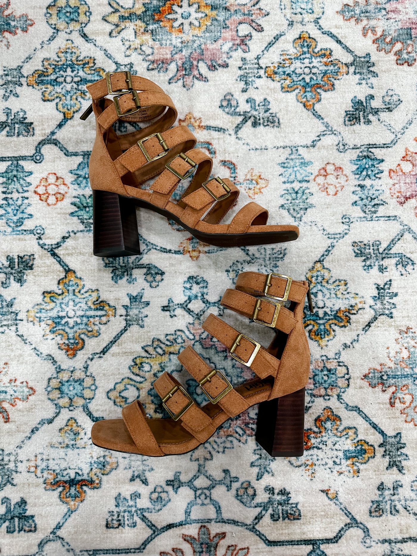 Corkys Camel Buckle Down Heel