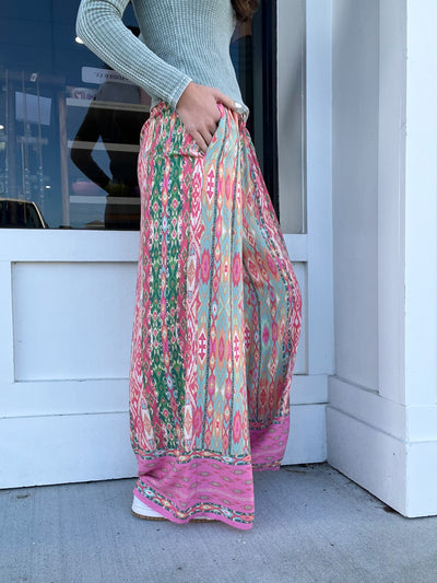 Printed Palazzo Pants