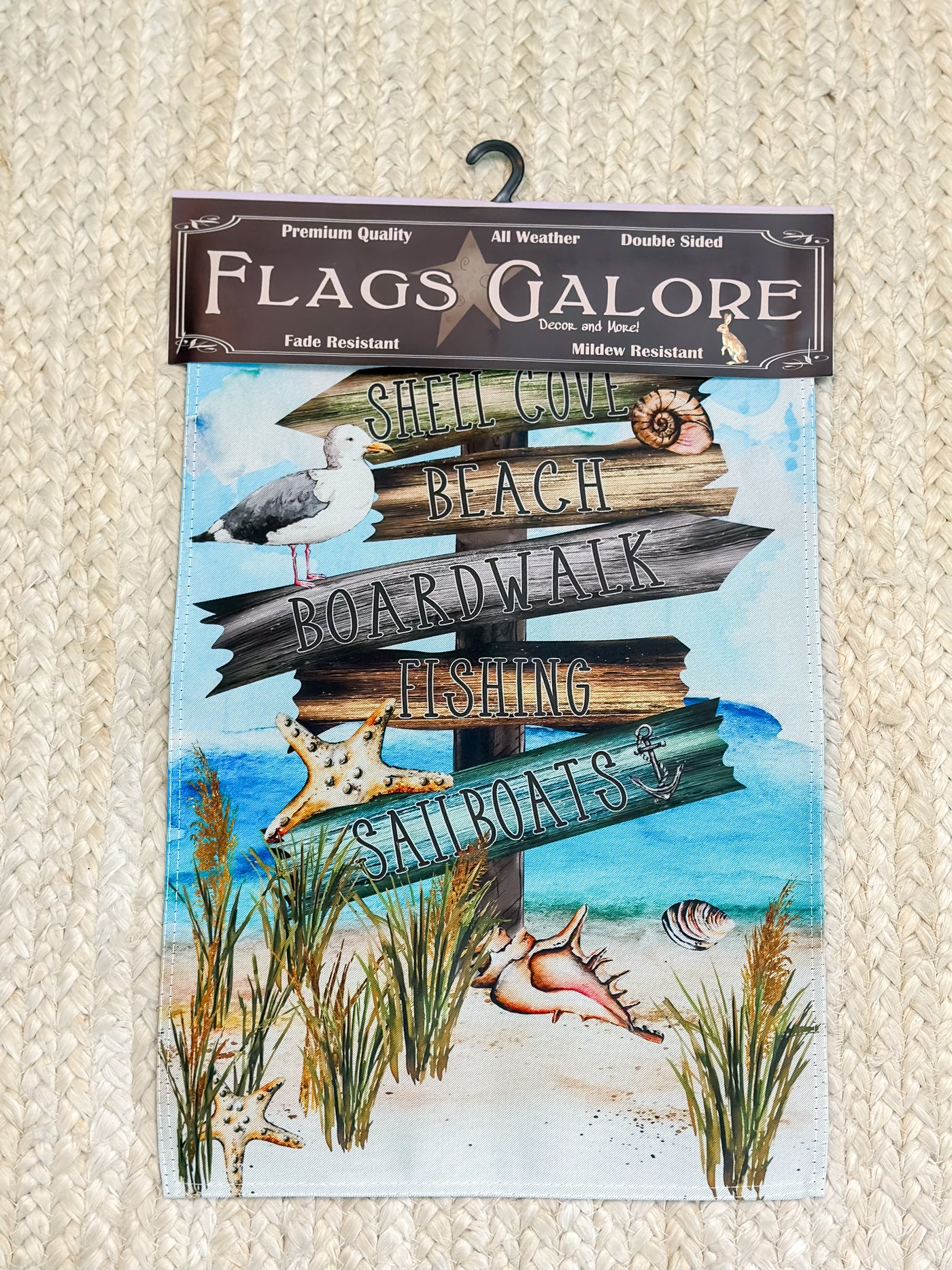 Beachy Garden Flags