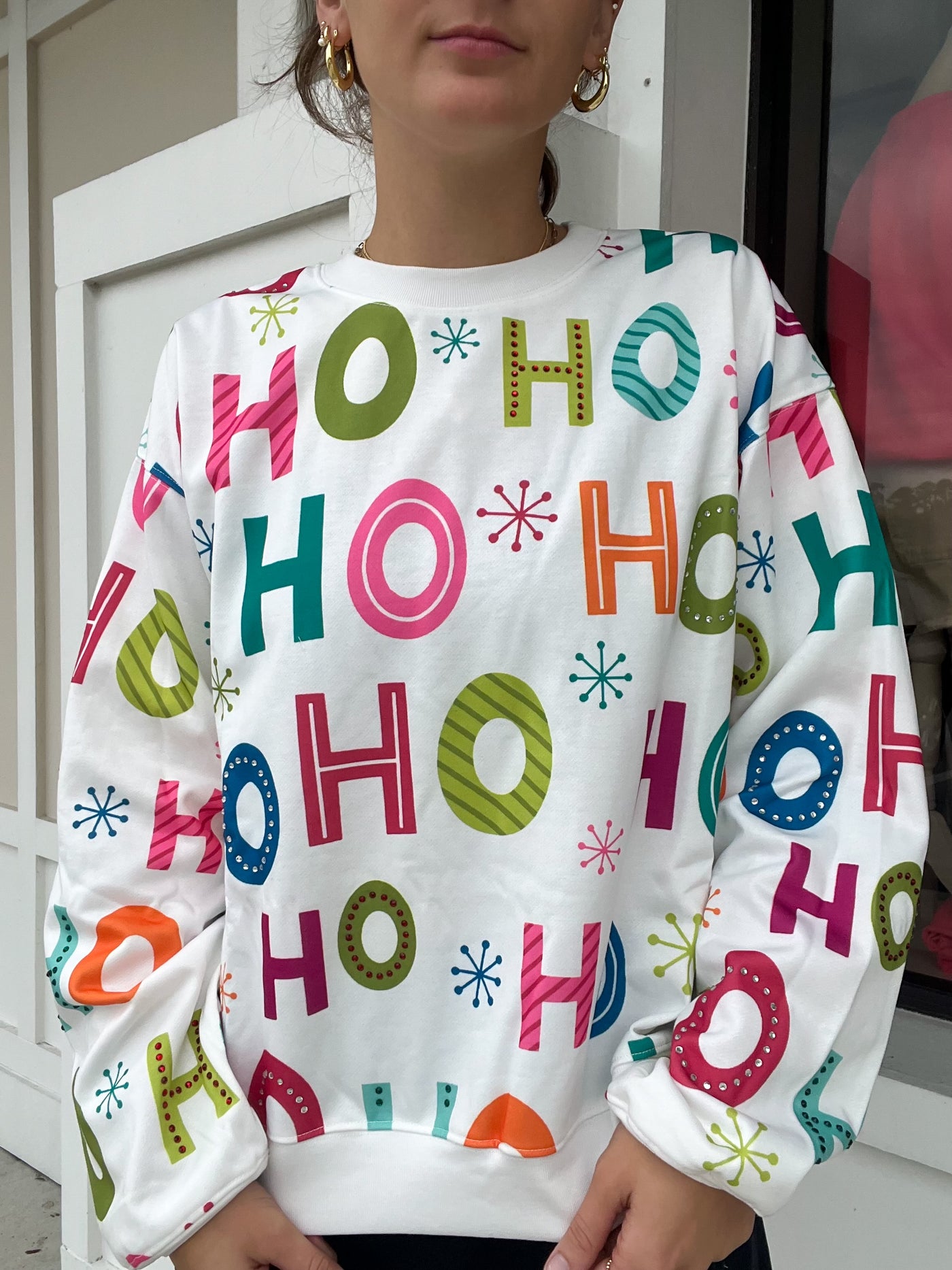 HoHoHoliday Printed Crewneck