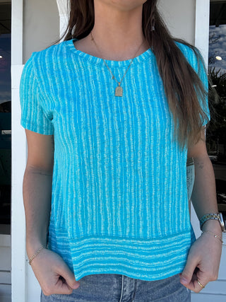 Escape by Habitat Bali Stripe Boxy Tee