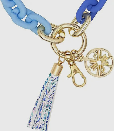 Lilly Pulitzer Chain Keychain, Soleil It On Me