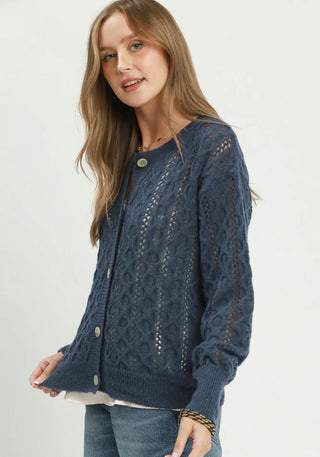 Umgee Harbor Pointelle Cardigan