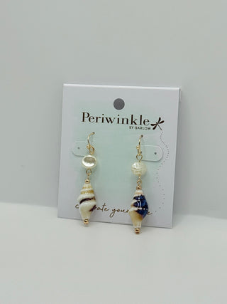 Ceramic Conch Earrings